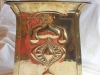 art nouveau brass coal box front view 